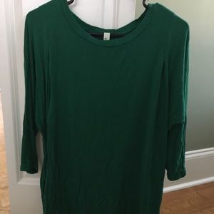 Emerald Dolman Top